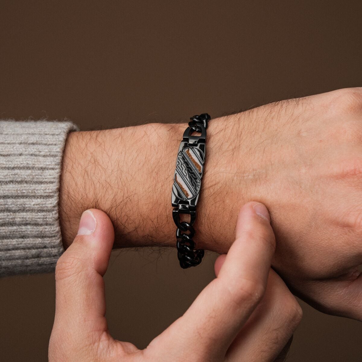 Bracciale Outlands (Sughero/Nero)