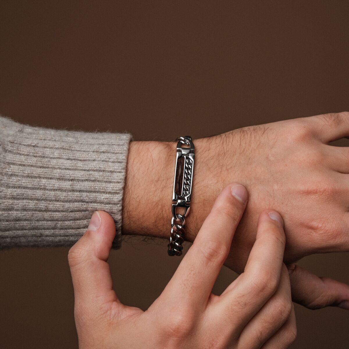 Bracciale Outlands (Noce/Argento)