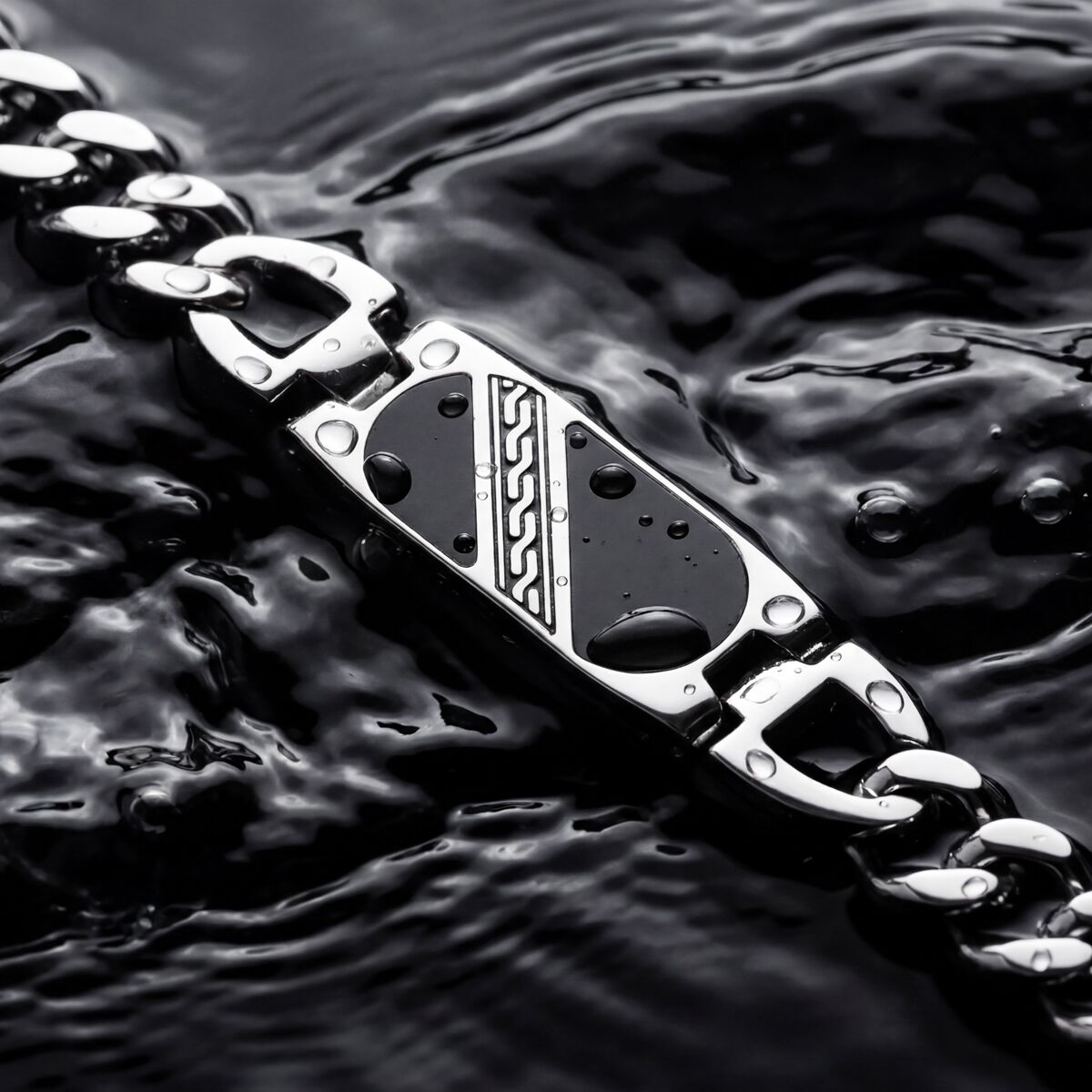 Outlands Armband (Schiefer/Silber)