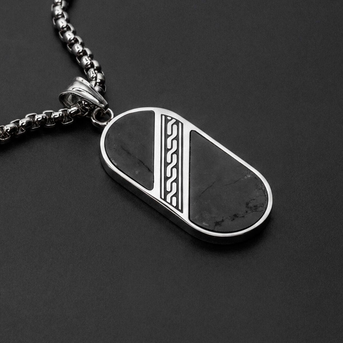 Collana Outlands (Ardesia/Argento)