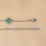 Midsommar Armband (Achat/Silber)