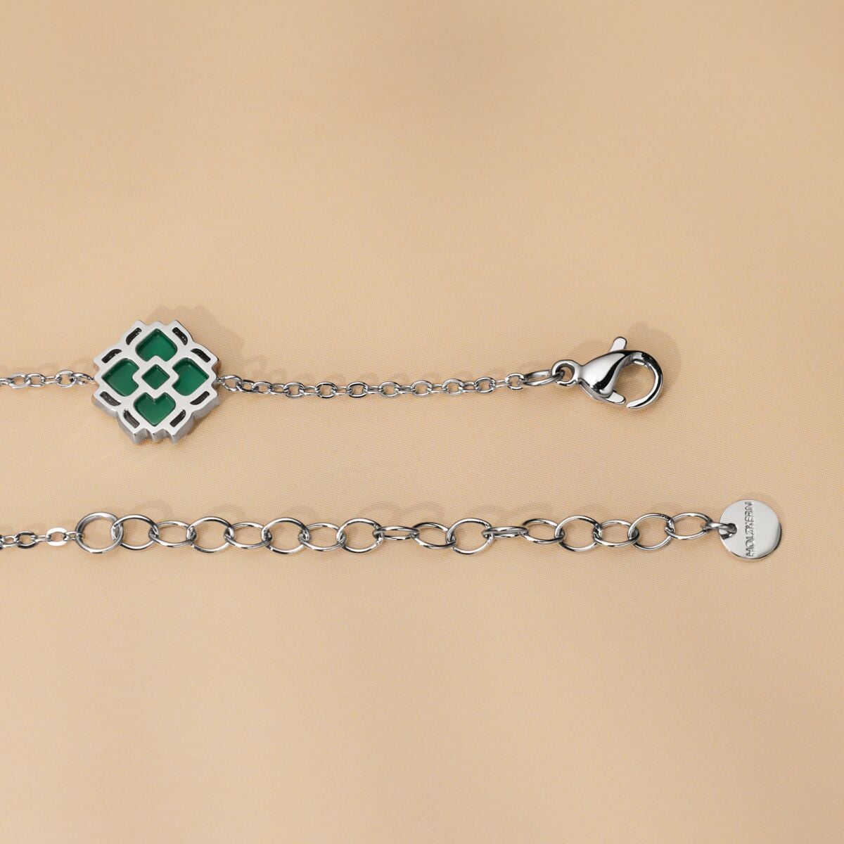 Midsommar Armband (Achat/Silber)
