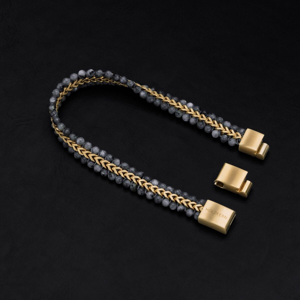 Offroad Armband (Labradorit/Gold)