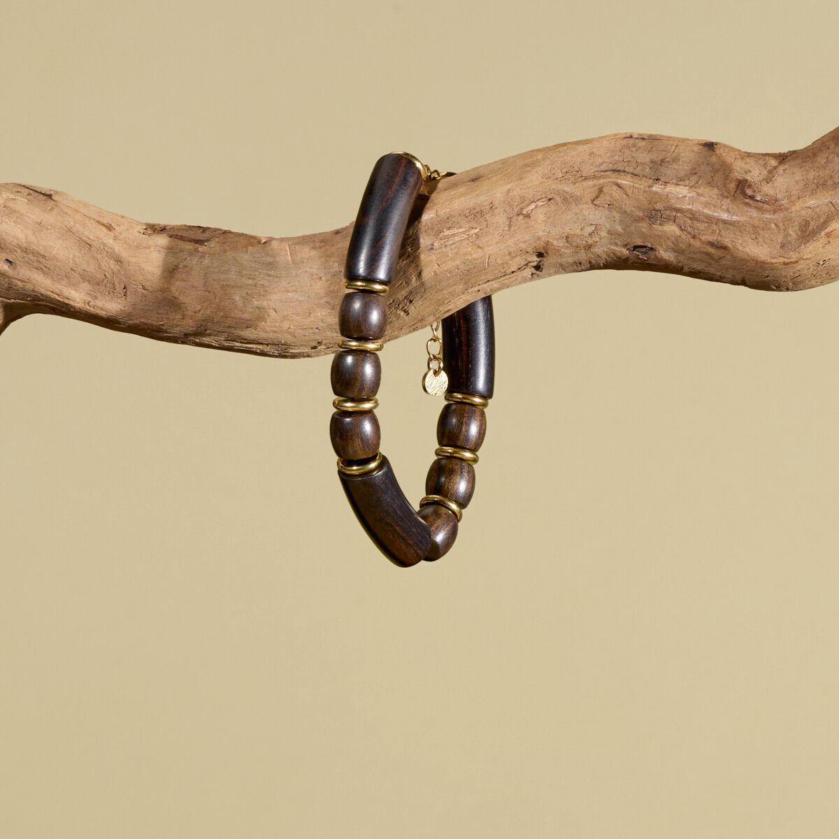 Savannah Armband (Walnuss/Gold)