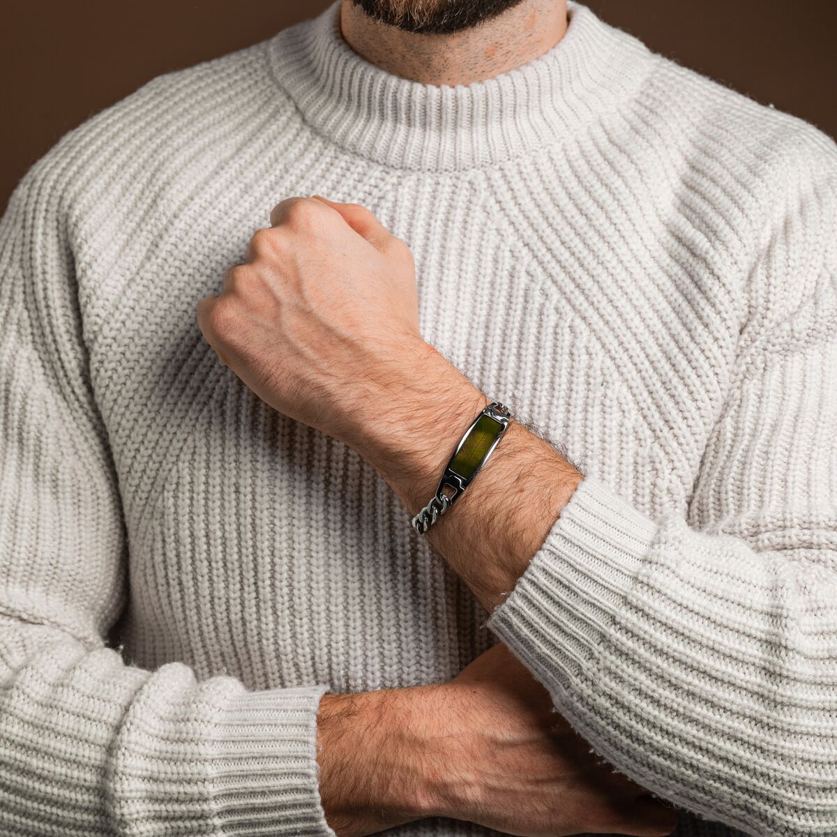 Bracciale Modulus (Foglia/Argento)