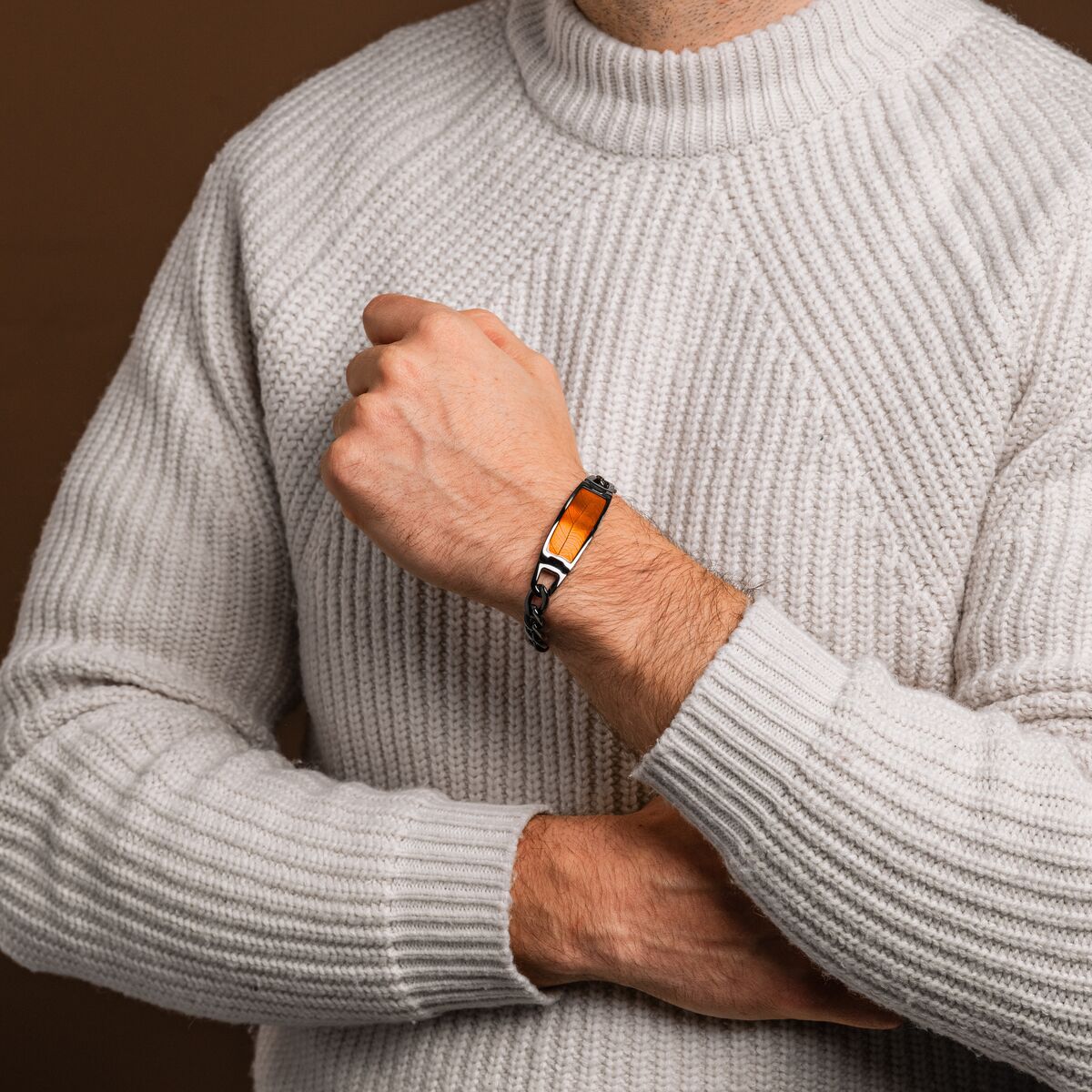 Bracciale Modulus (Foglia/Grigio Scuro)