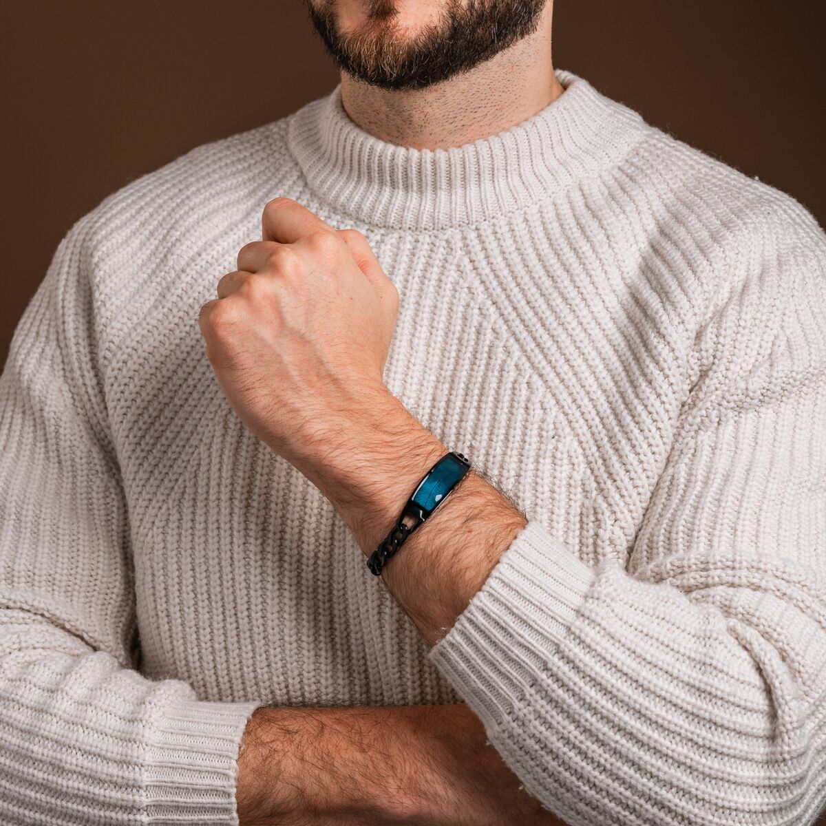 Bracciale Modulus (Foglia/Nero)