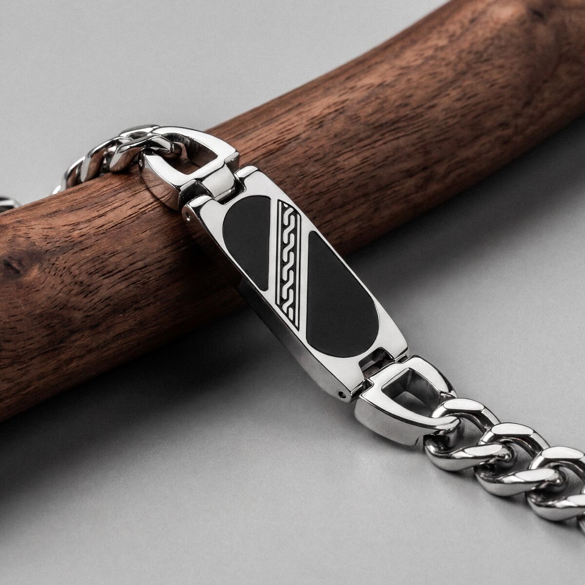 Outlands Armband (Schiefer/Silber)