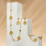 Midsommar Ohrringe (Aventurin/Gold)
