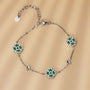 Midsommar Armband (Achat/Silber)