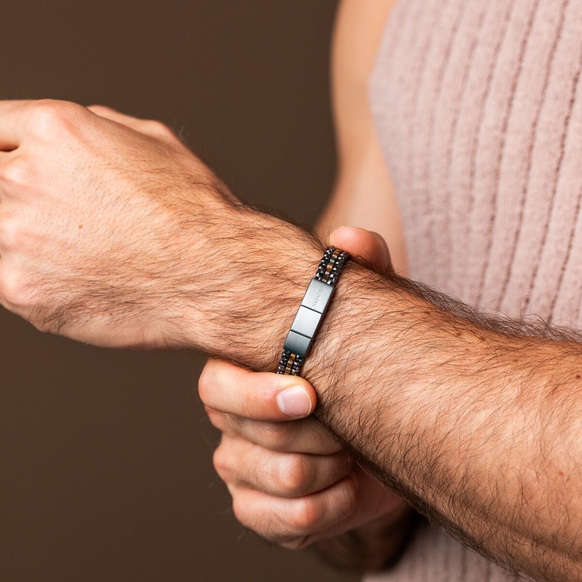 Offroad Armband (Bronzit/Grau)