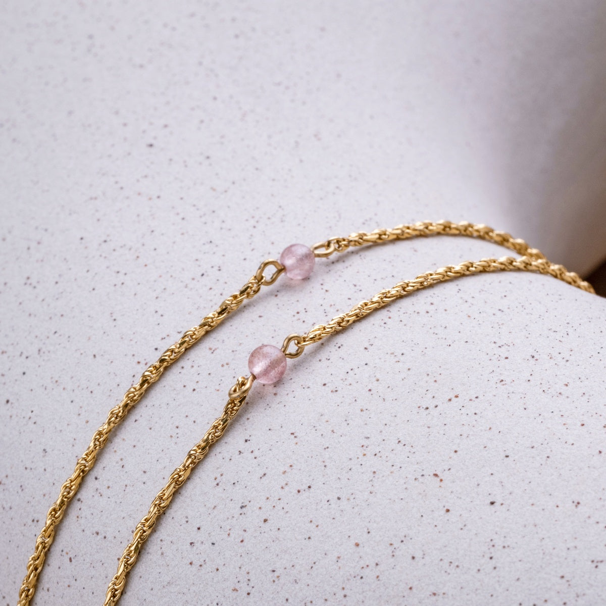 Collana Dewdrops (Eliolite/Oro)