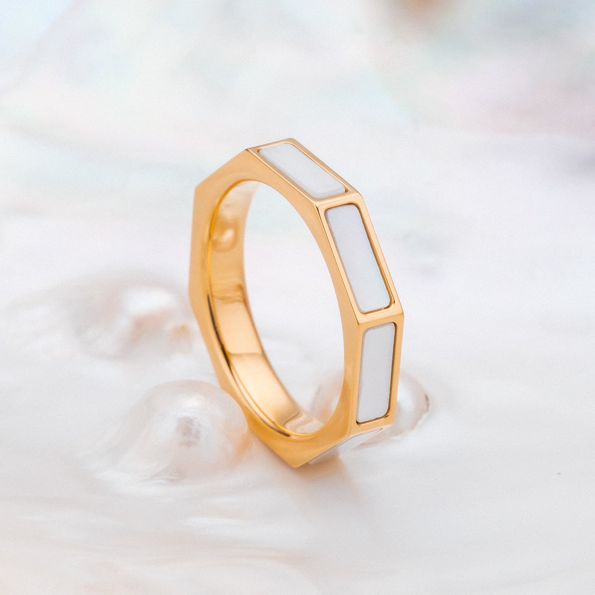 Supremum Ring (Perlmutt/Gold)