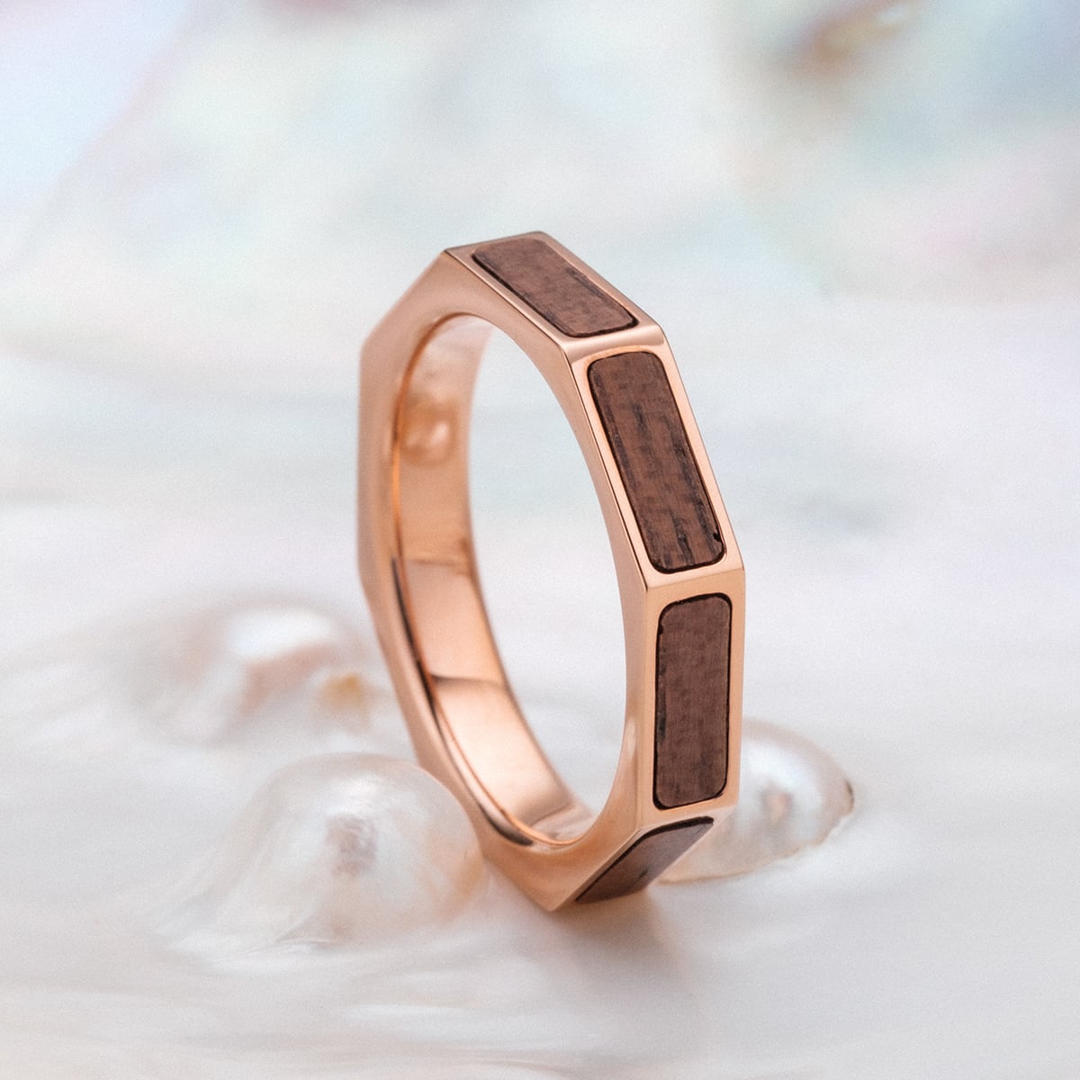 Supremum Ring (Walnuss/Rosé)