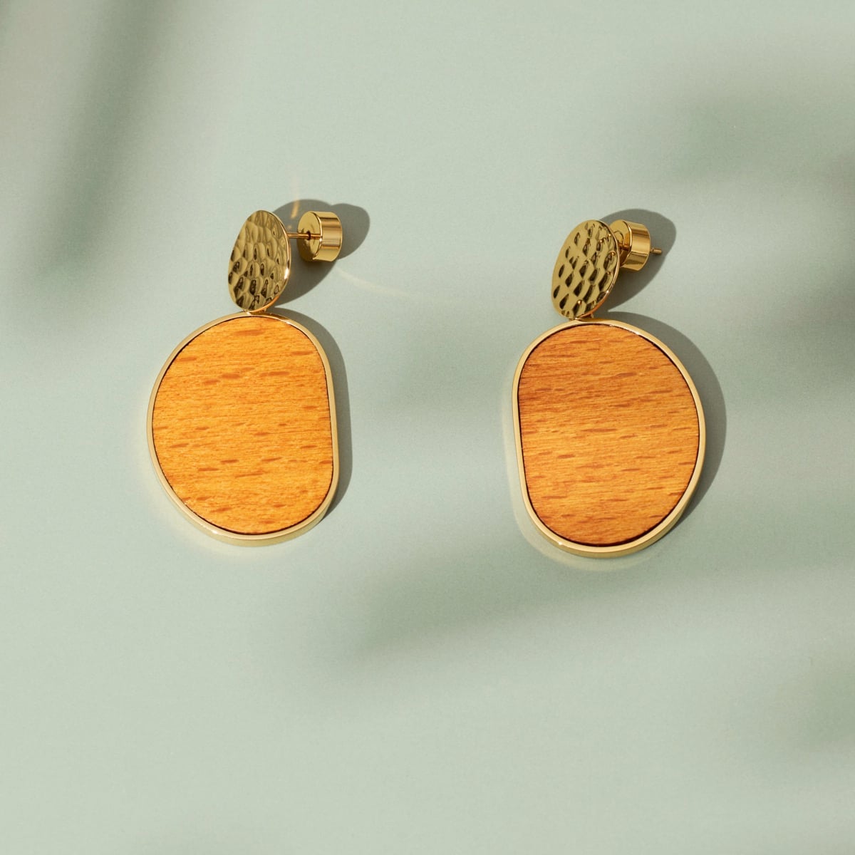 Orecchini Sequoia (Noce/Oro) I