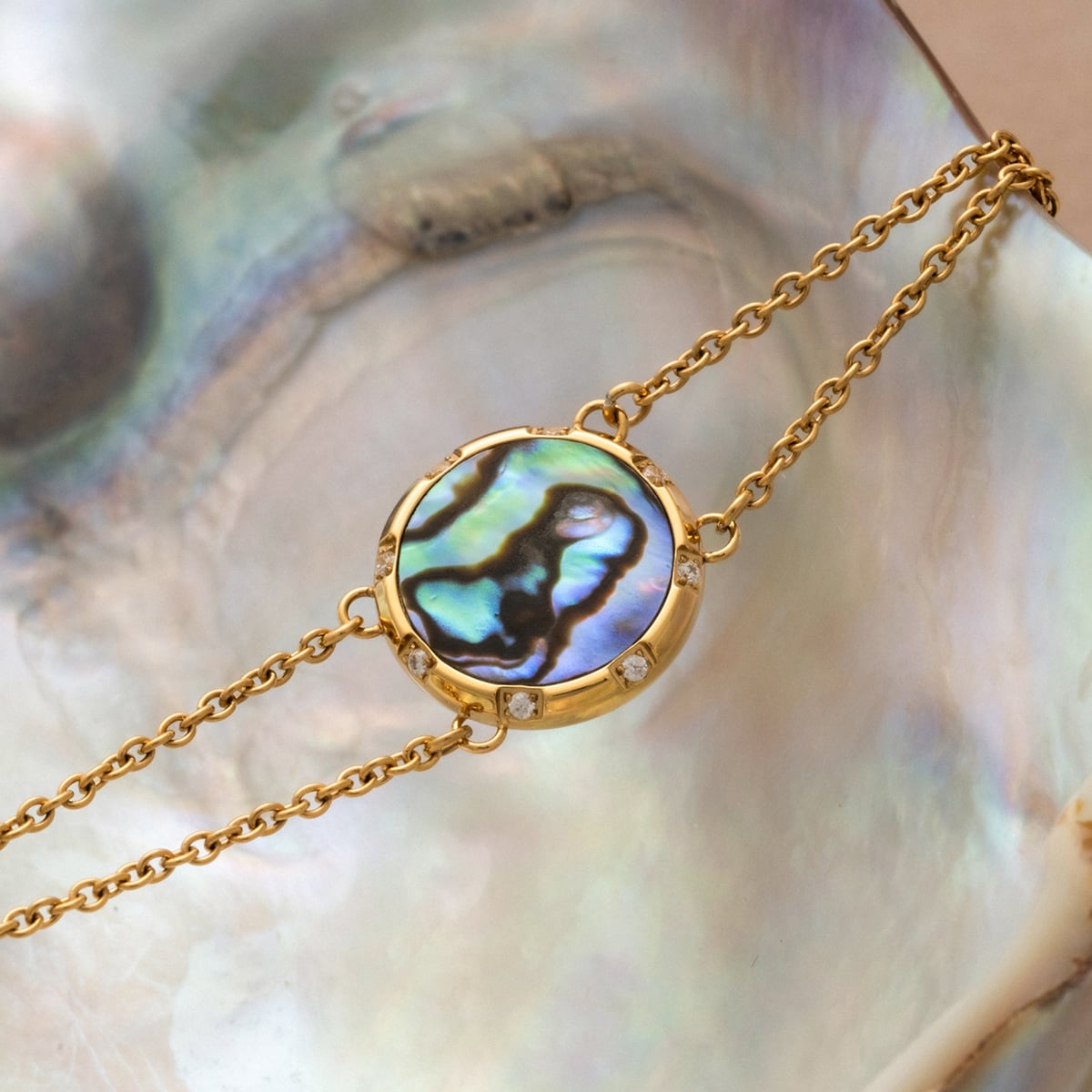 Bracciale Soulgaze (Abalone/Oro)