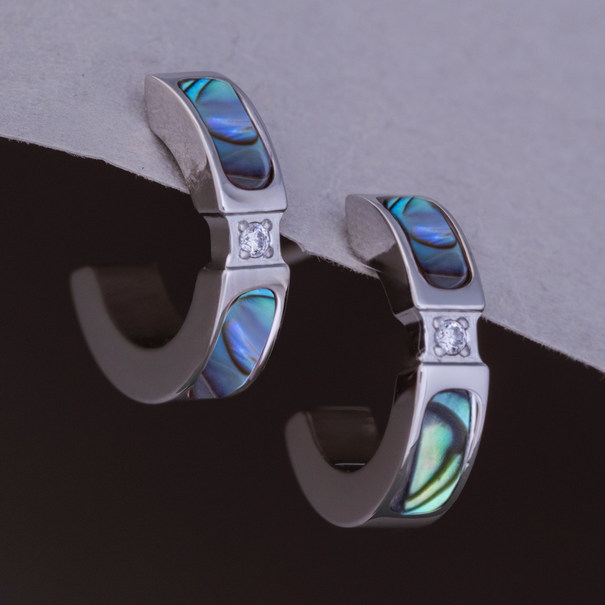 Orecchini Campania (Abalone/Argento)