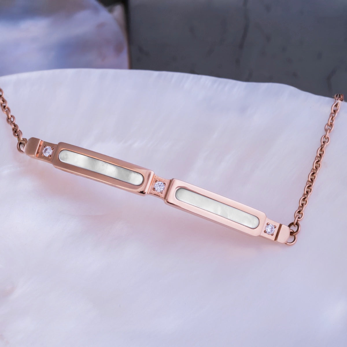 Bracciale Campania (Madreperla/Oro Rosa)