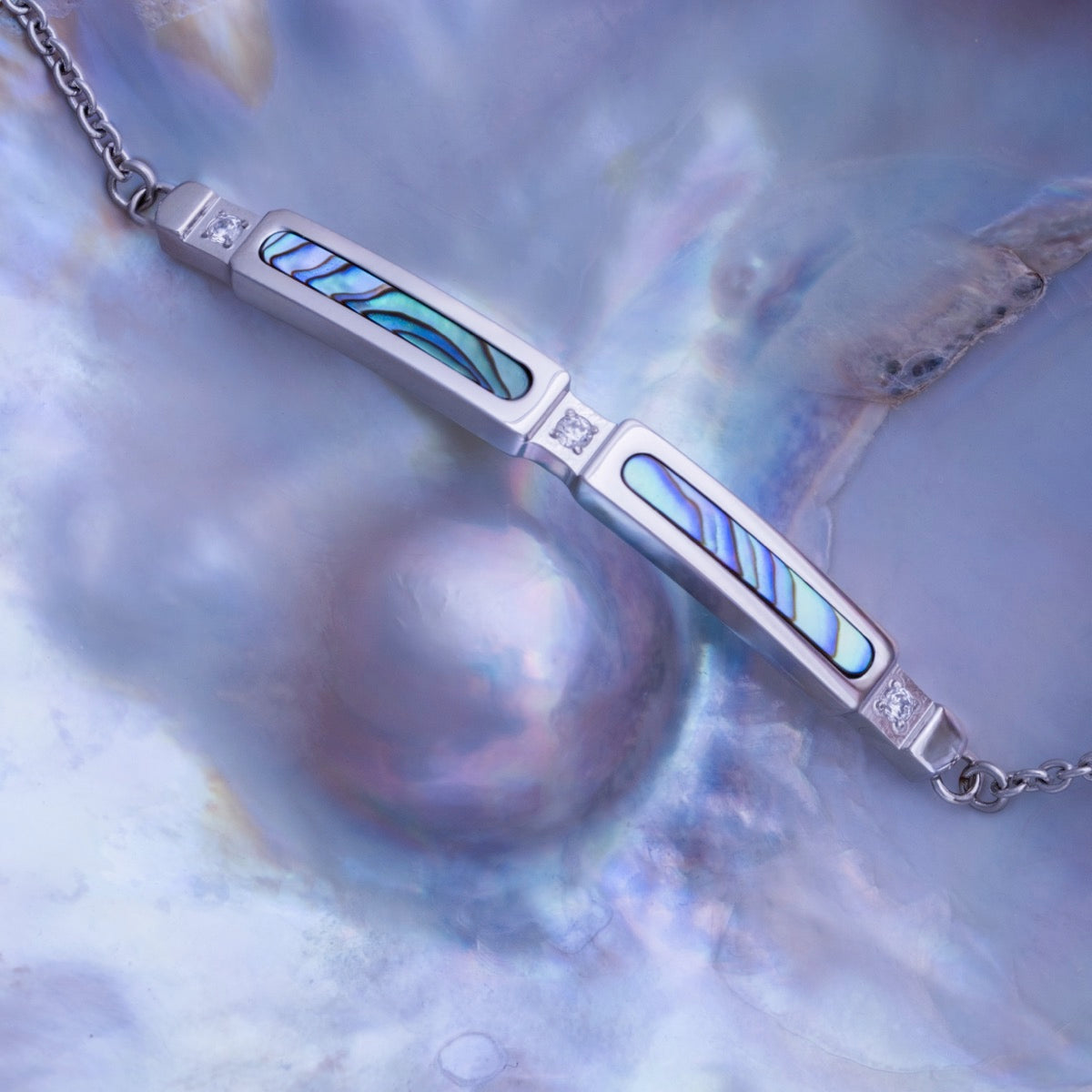 Bracciale Campania (Abalone/Argento)