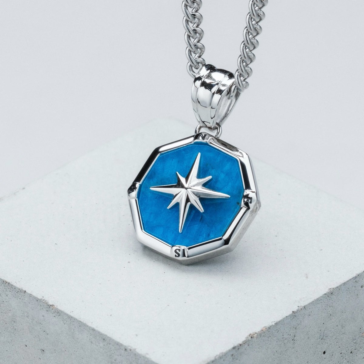 Collana Polarstar (Apatite/Argento)