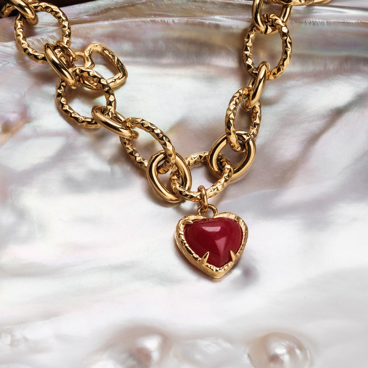 Amorance Armband (Chalcedon/Gold)