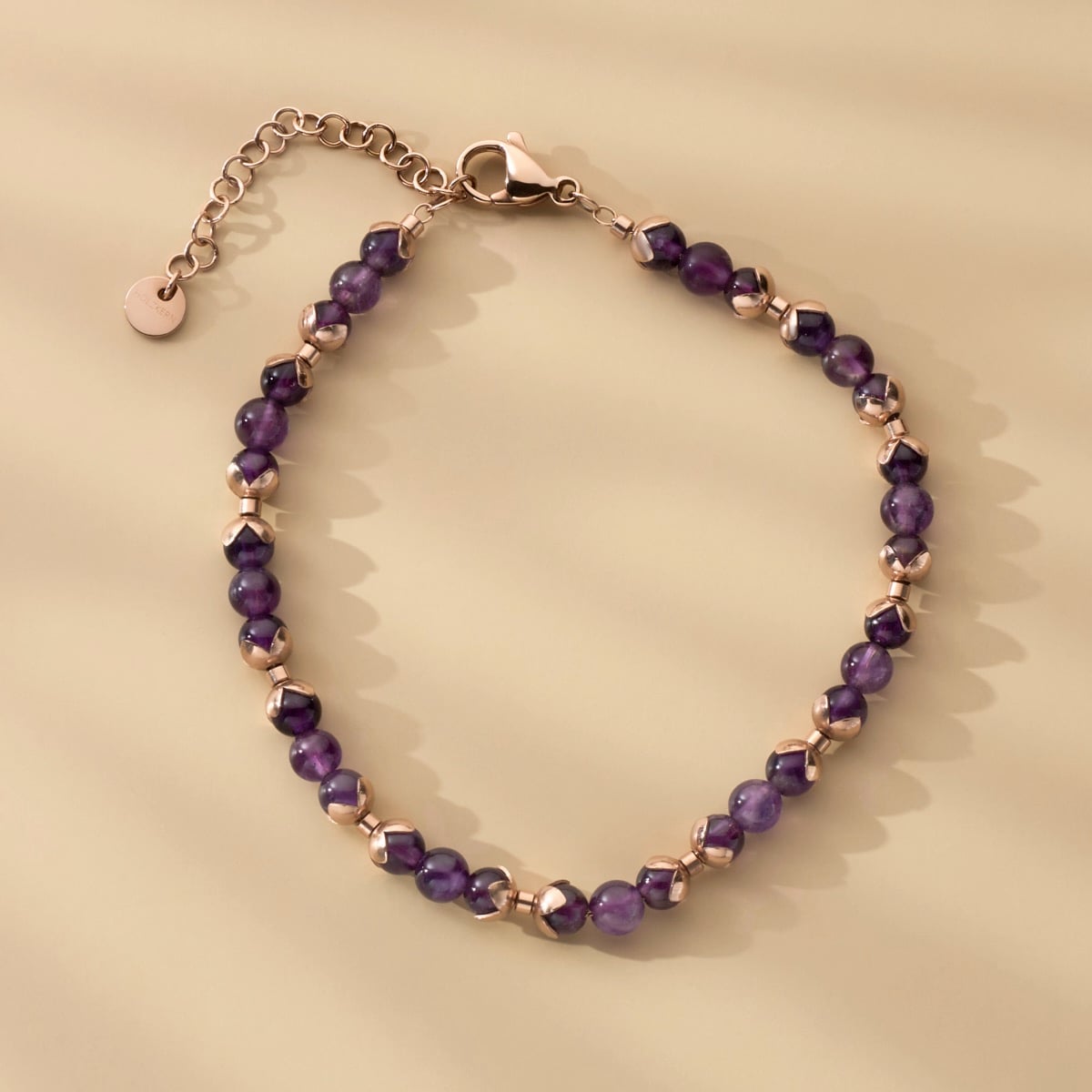 Fireworks Armband (Amethyst/Rosé) I