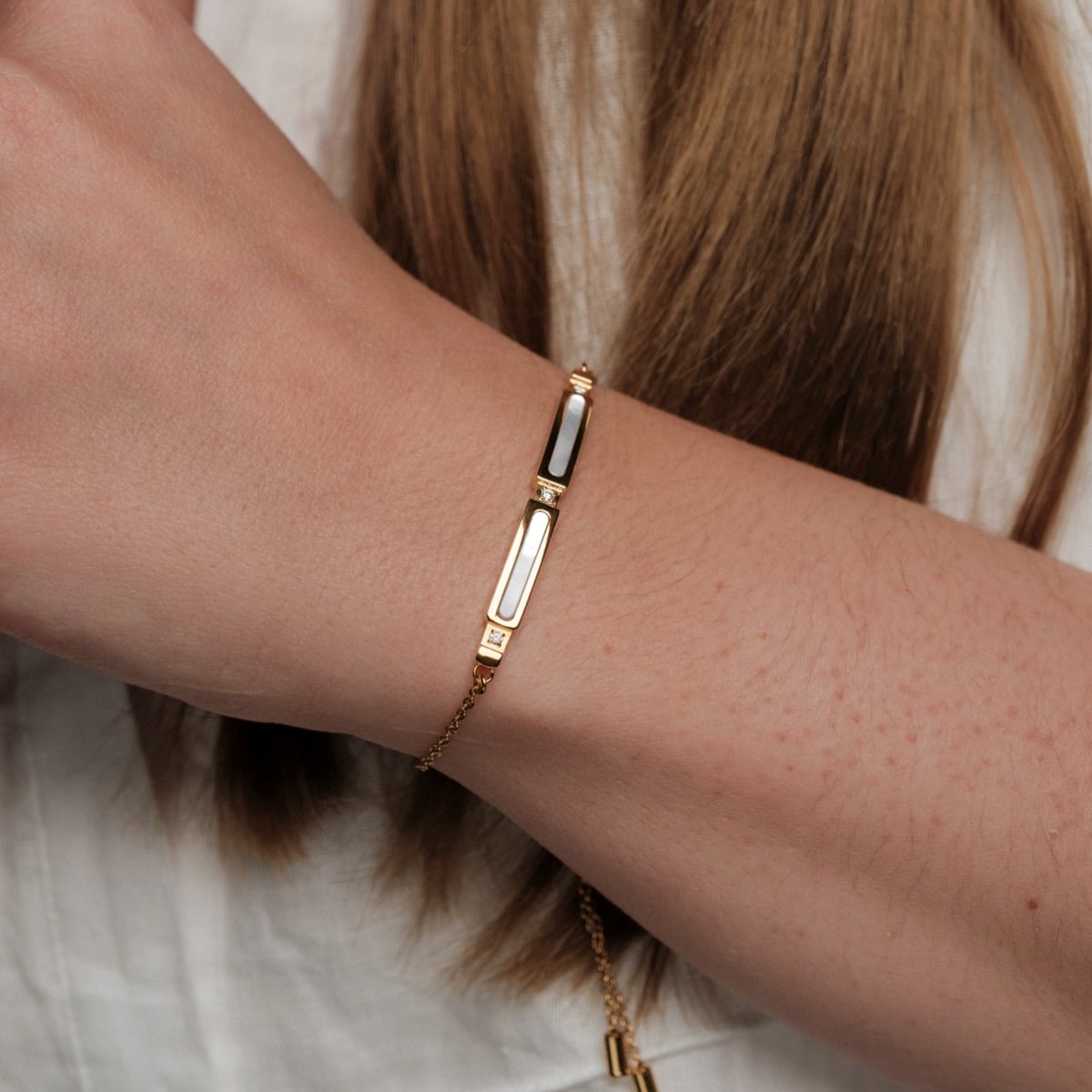 Bracciale Campania (Madreperla/Oro)
