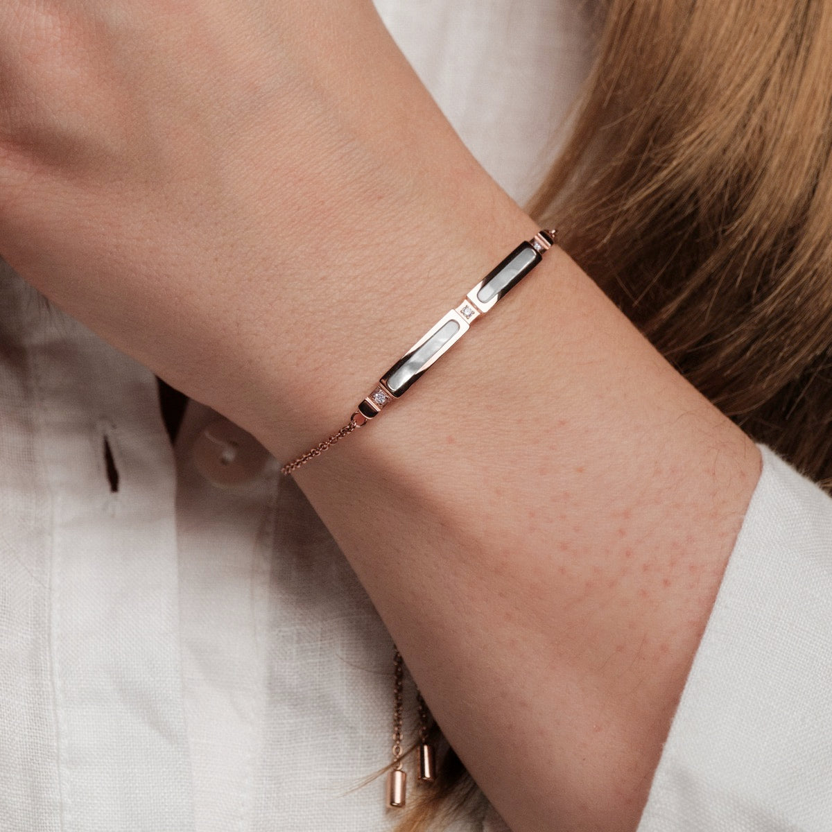 Bracciale Campania (Madreperla/Oro Rosa)