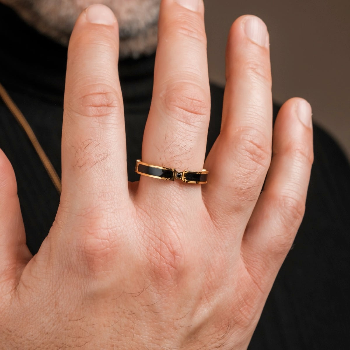 Campania Ring (Ahorn/Gold)