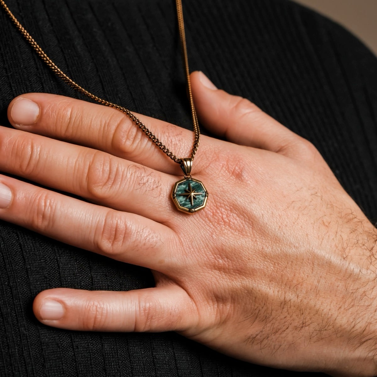 Collana Polarstar (Marmo/Oro)