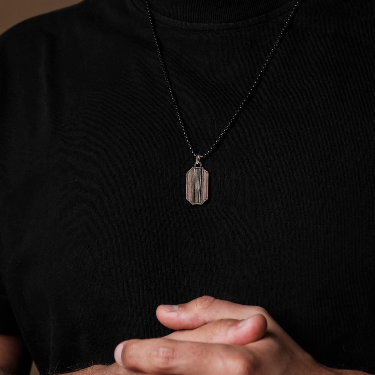 Collana Marked (Noce/Rame)