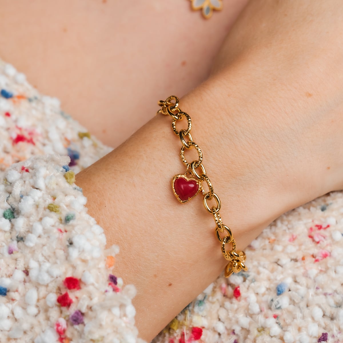 Amorance Armband (Chalcedon/Gold)