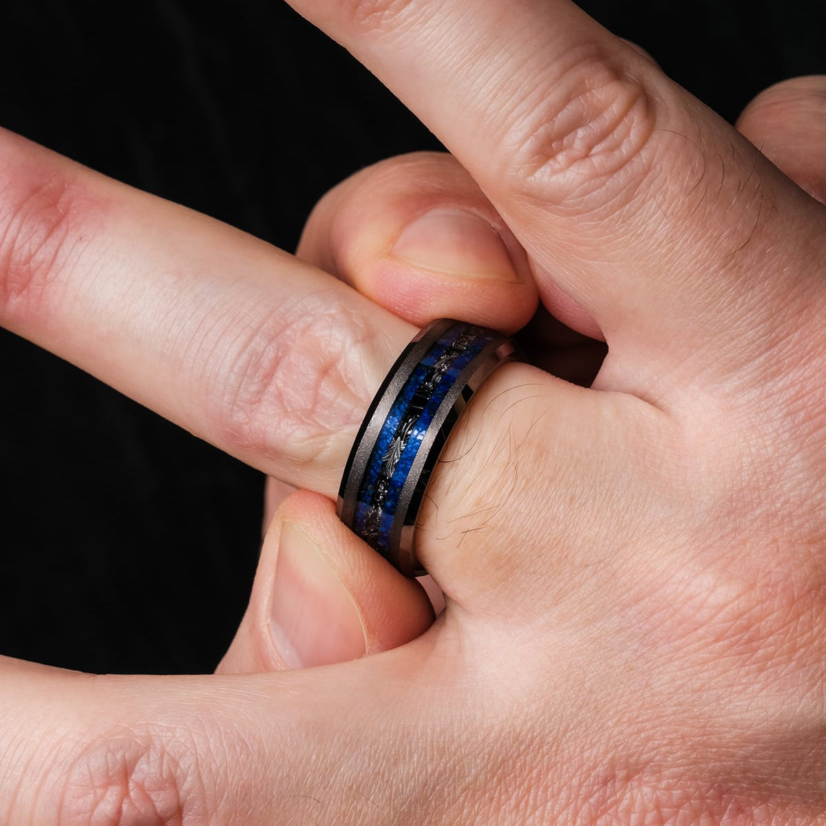 Sumo Ring (Meteorit/Lapislazuli)