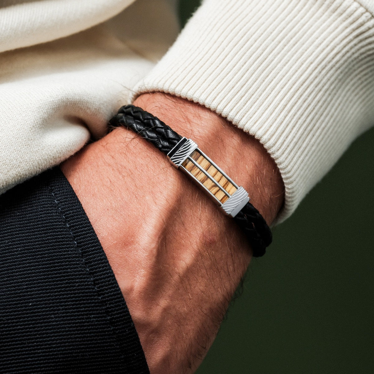Bracciale Wildrider (Zebrano/Nero) I