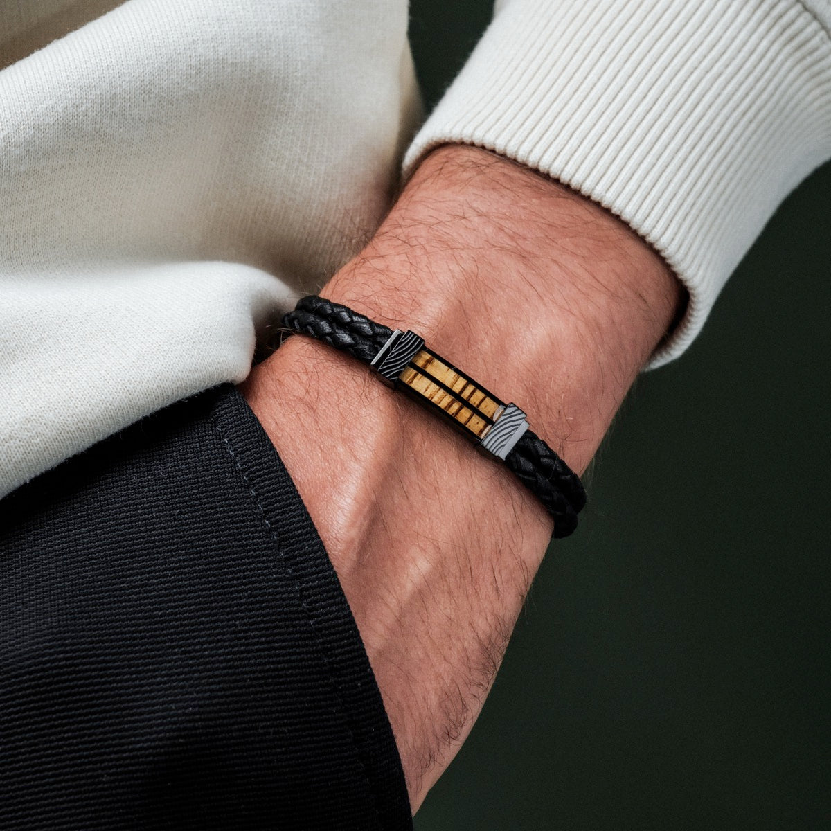 Bracciale Wildrider (Zebrano/Nero) Ii