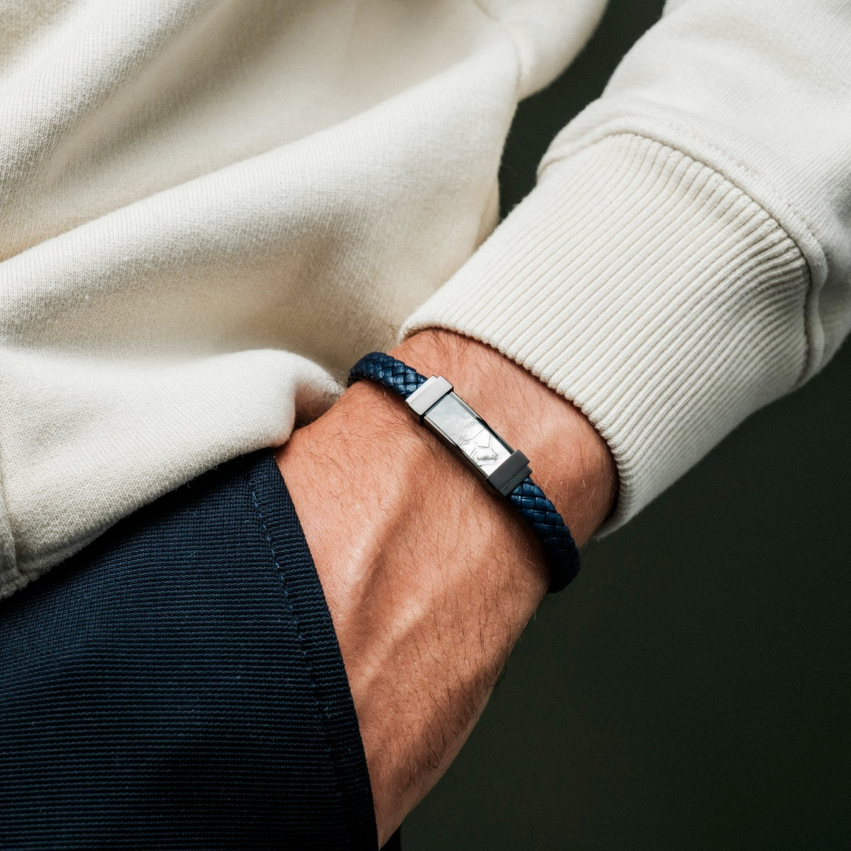 Bracciale Wildrider (Madreperla/Blu)
