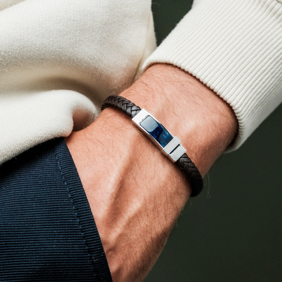 Wildrider Armband (Sodalith/Braun)