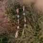 "Summersweet Earrings I - Elegant rose gold earrings with pearls set in a natural, delicate style."