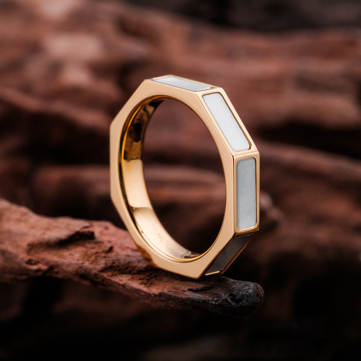 Supremum Ring (Perlmutt/Gold)