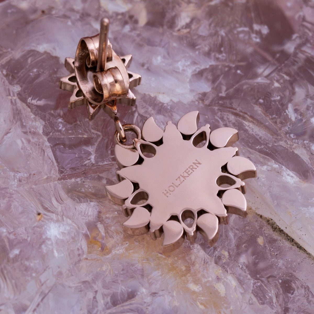 Orecchini Suncatcher (Ametista/Oro Rosa) Ii