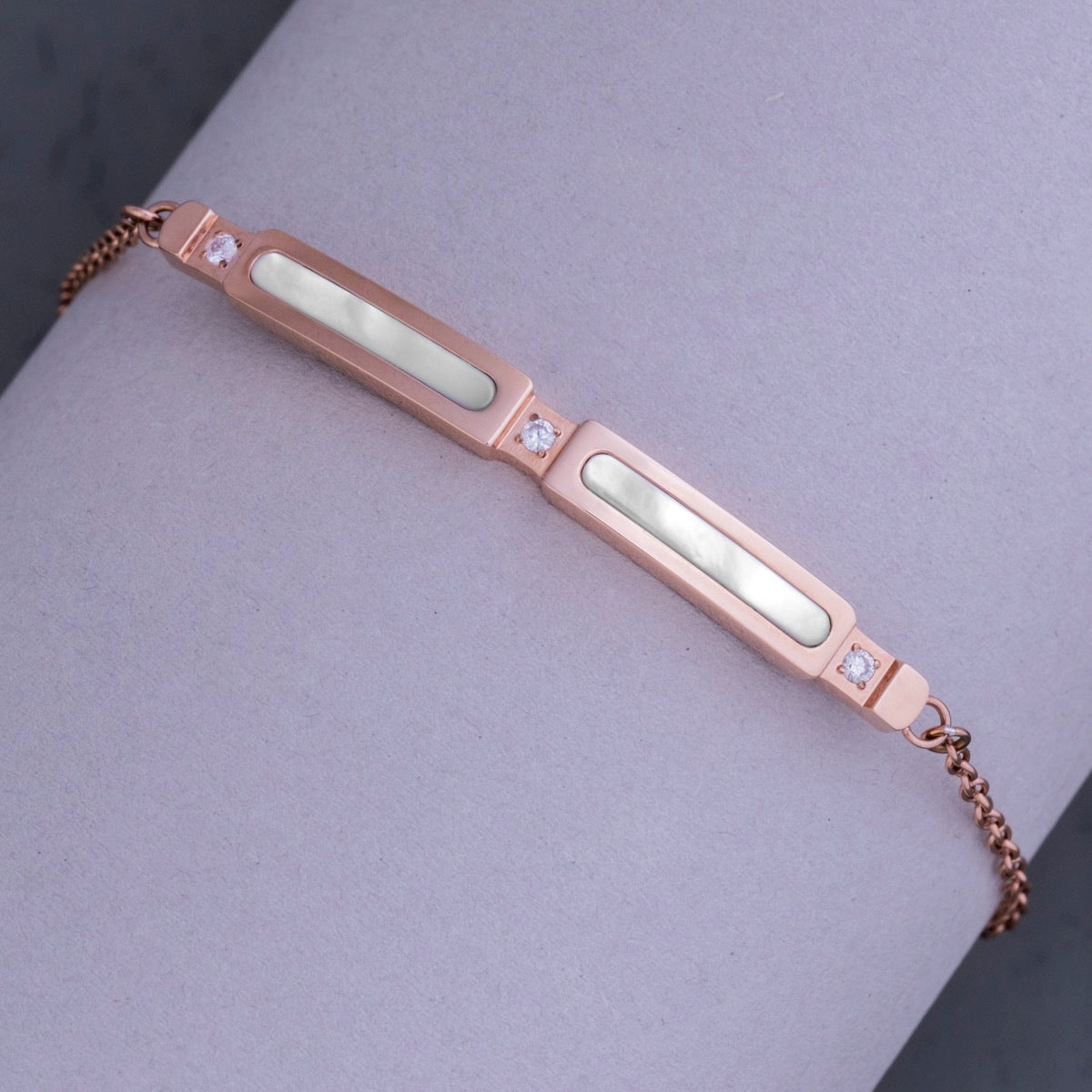 Bracciale Campania (Madreperla/Oro Rosa)