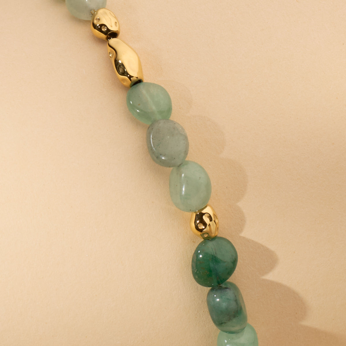 Fireworks Armband (Aventurin/Gold) II