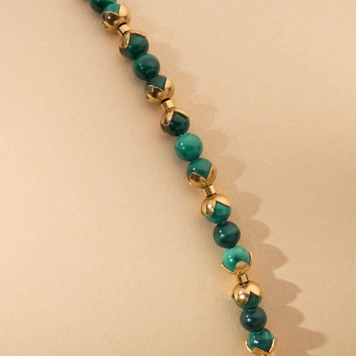 Fireworks Armband (Malachit/Gold)