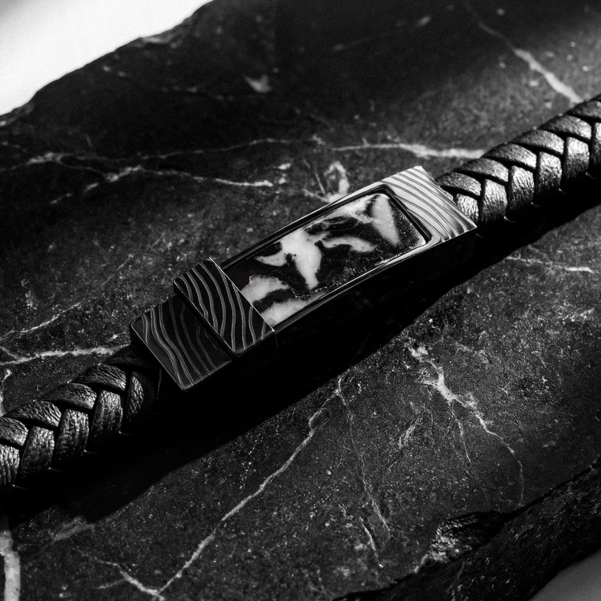 Bracciale Wildrider (Agata/Nero)