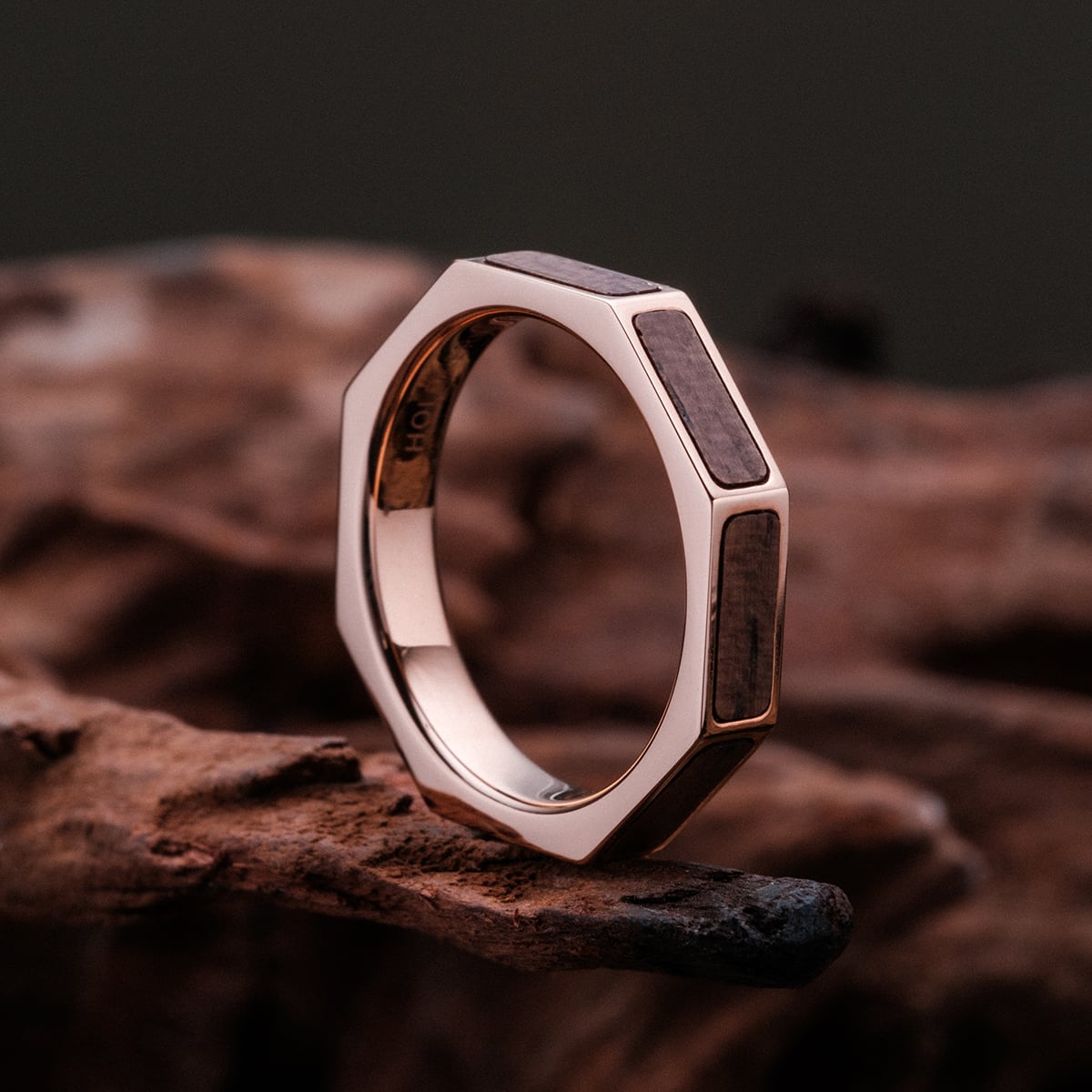 Supremum Ring (Walnuss/Rosé)