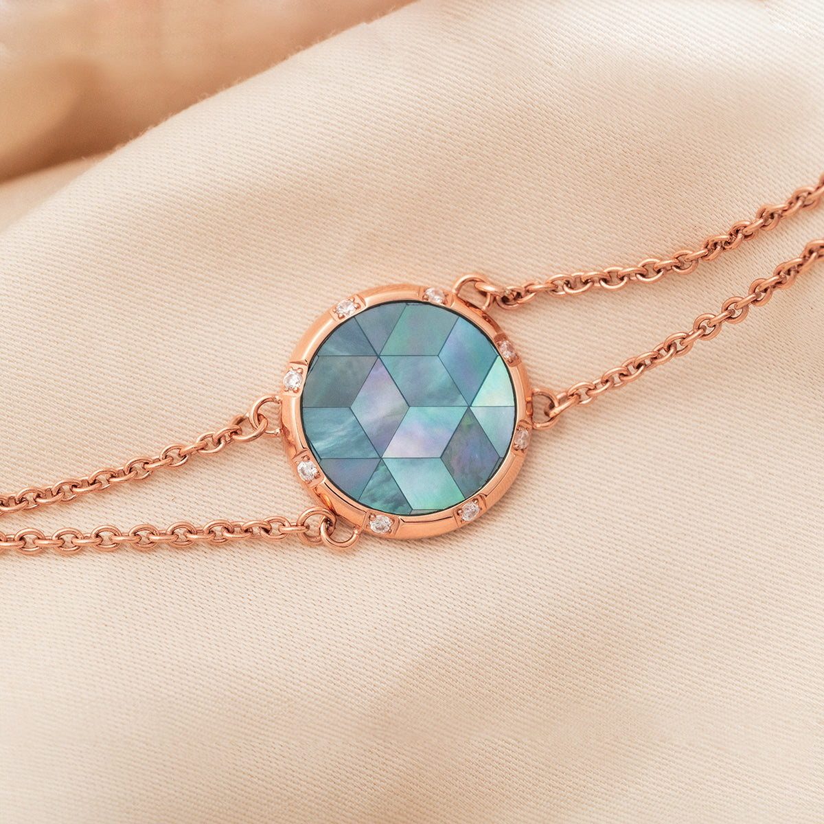 Soulgaze Armband (Perlmutt/Rosé)