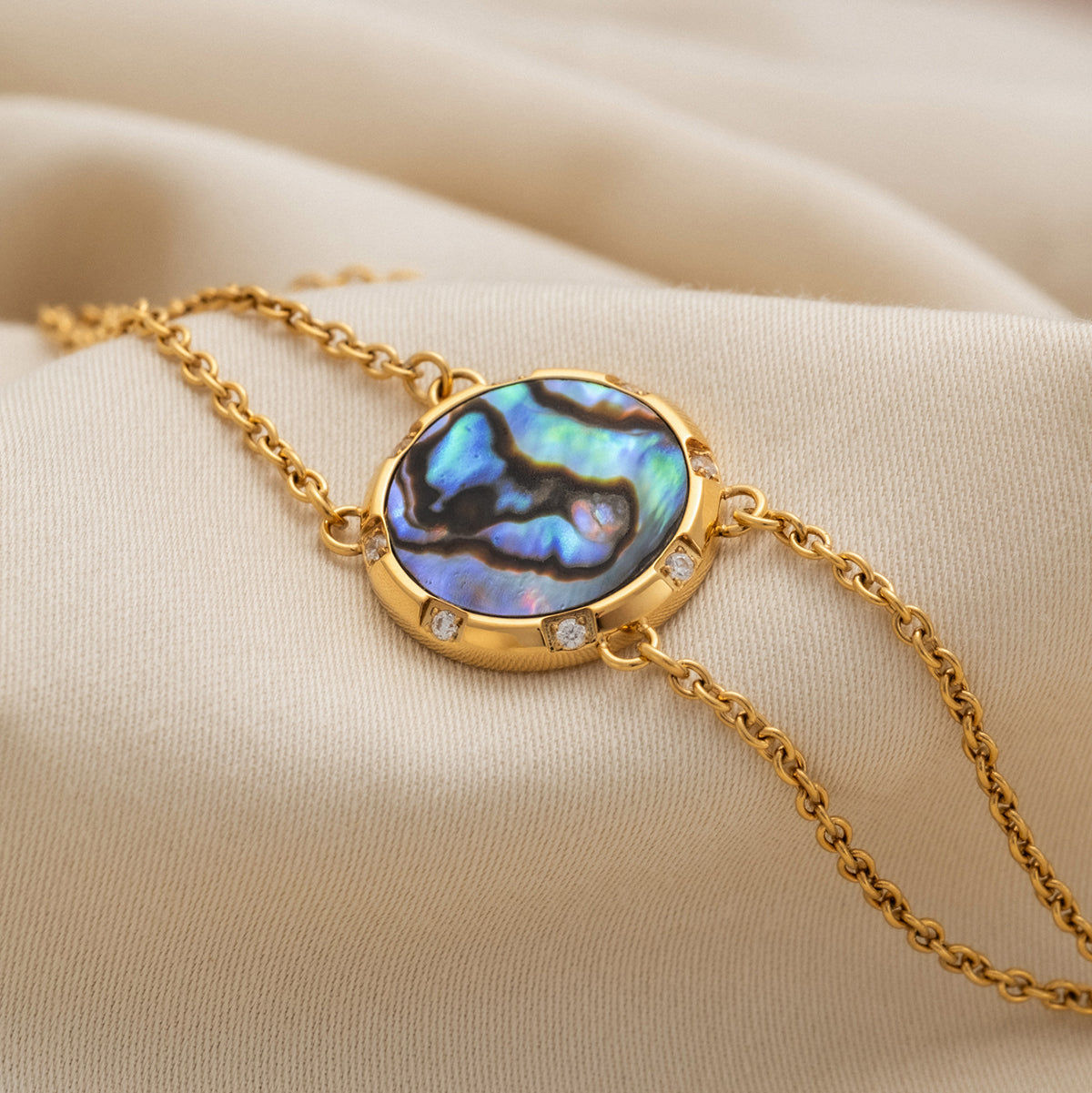 Bracciale Soulgaze (Abalone/Oro)
