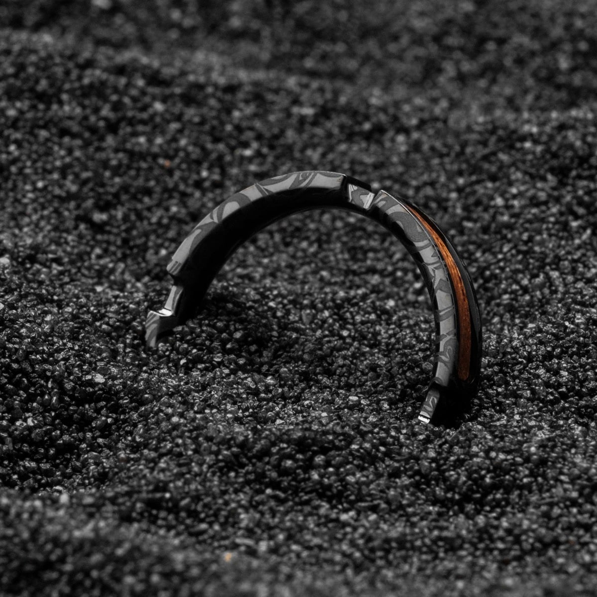 Campania Ring (Koa/Dunkelgrau)