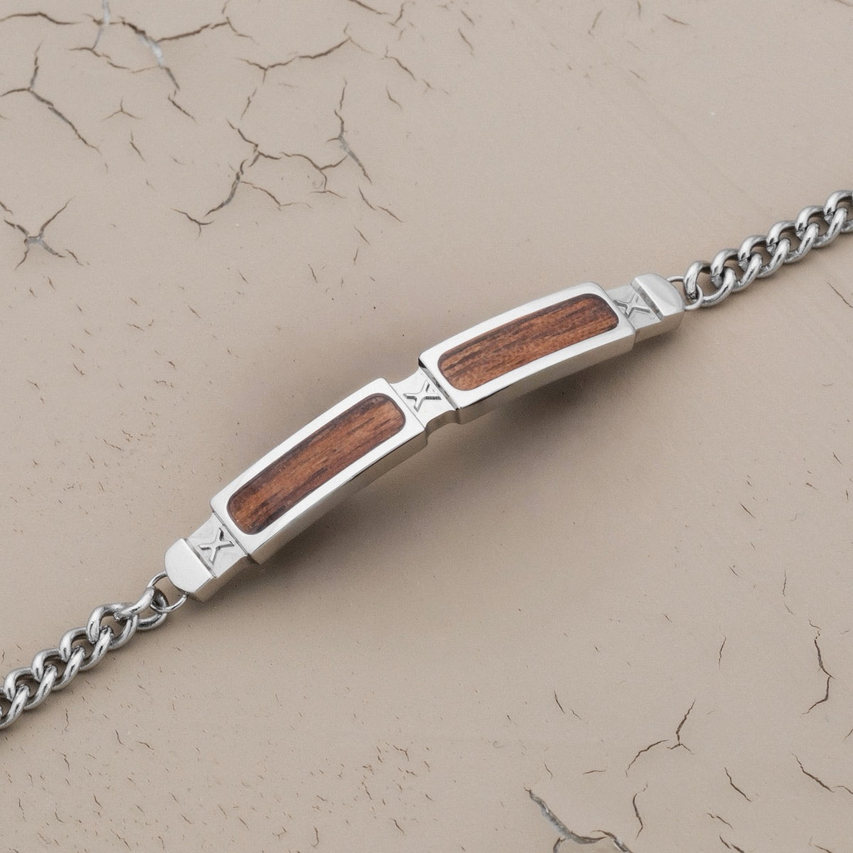 Campania Armband (Walnuss/Silber)