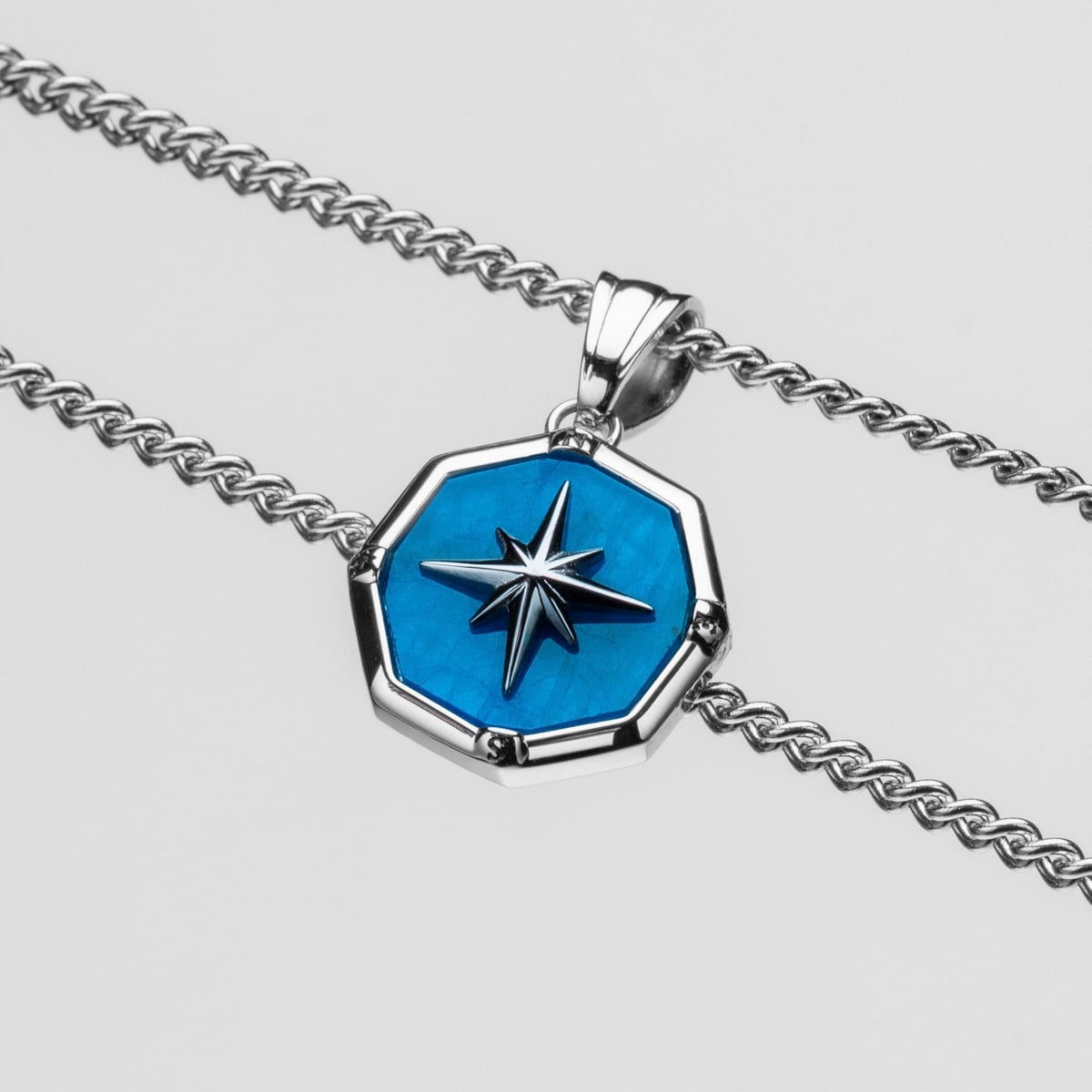 Polarstar Halskette (Apatit/Silber)
